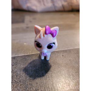 Fuzzy felt dog Corgi toy animal figure